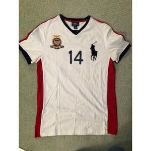Polo Ralph Lauren Sport Performance USA Big Pony Jersey Shirt Size m